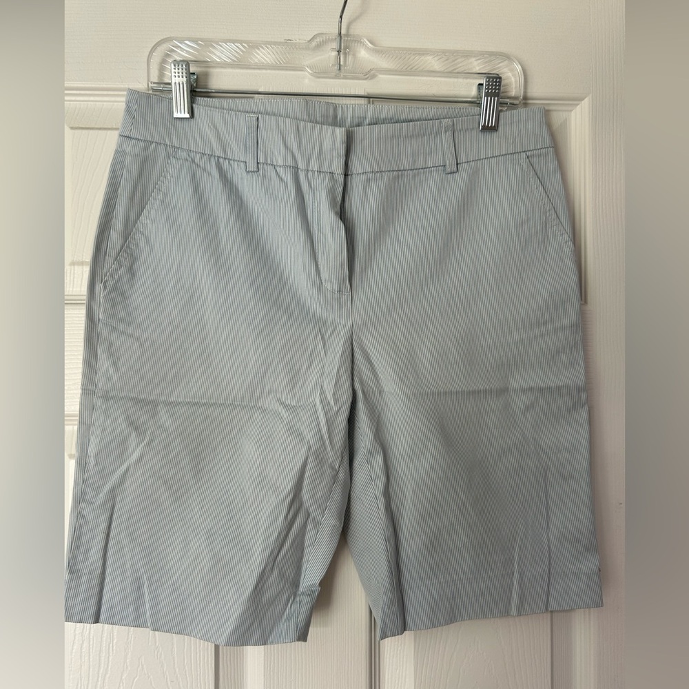 NAF NAF blue Bermuda Shorts Tailored Cotton Blend size 40 - 8